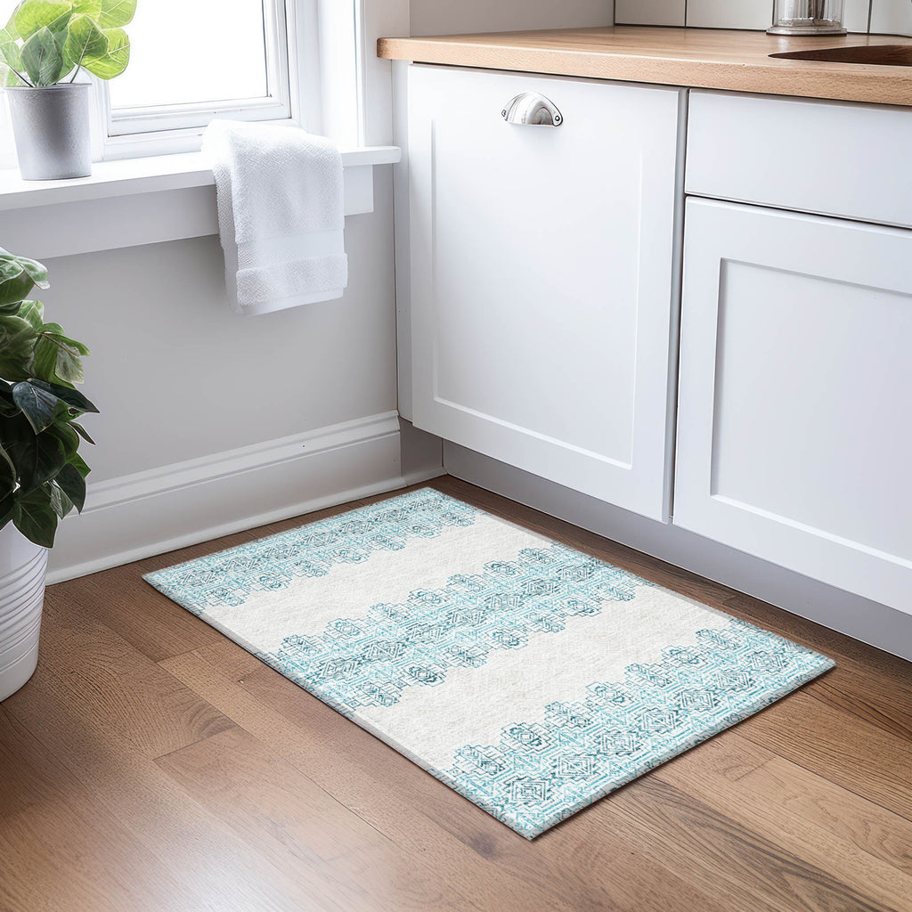 addison chantille acn970 teal rug