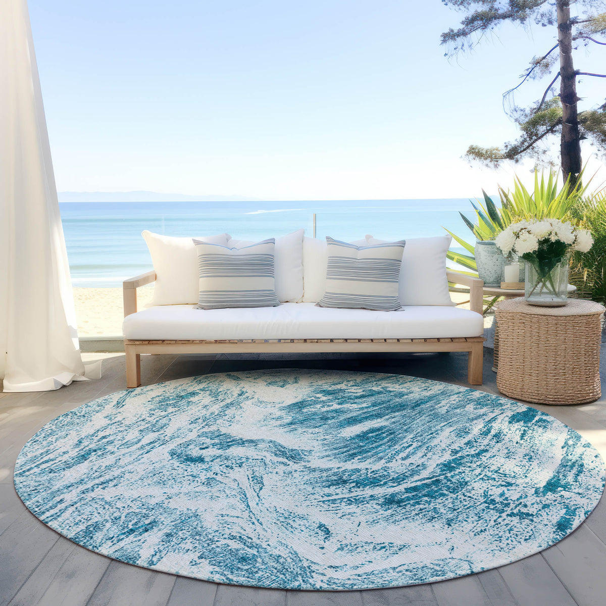 addison chantille acn971 teal rug
