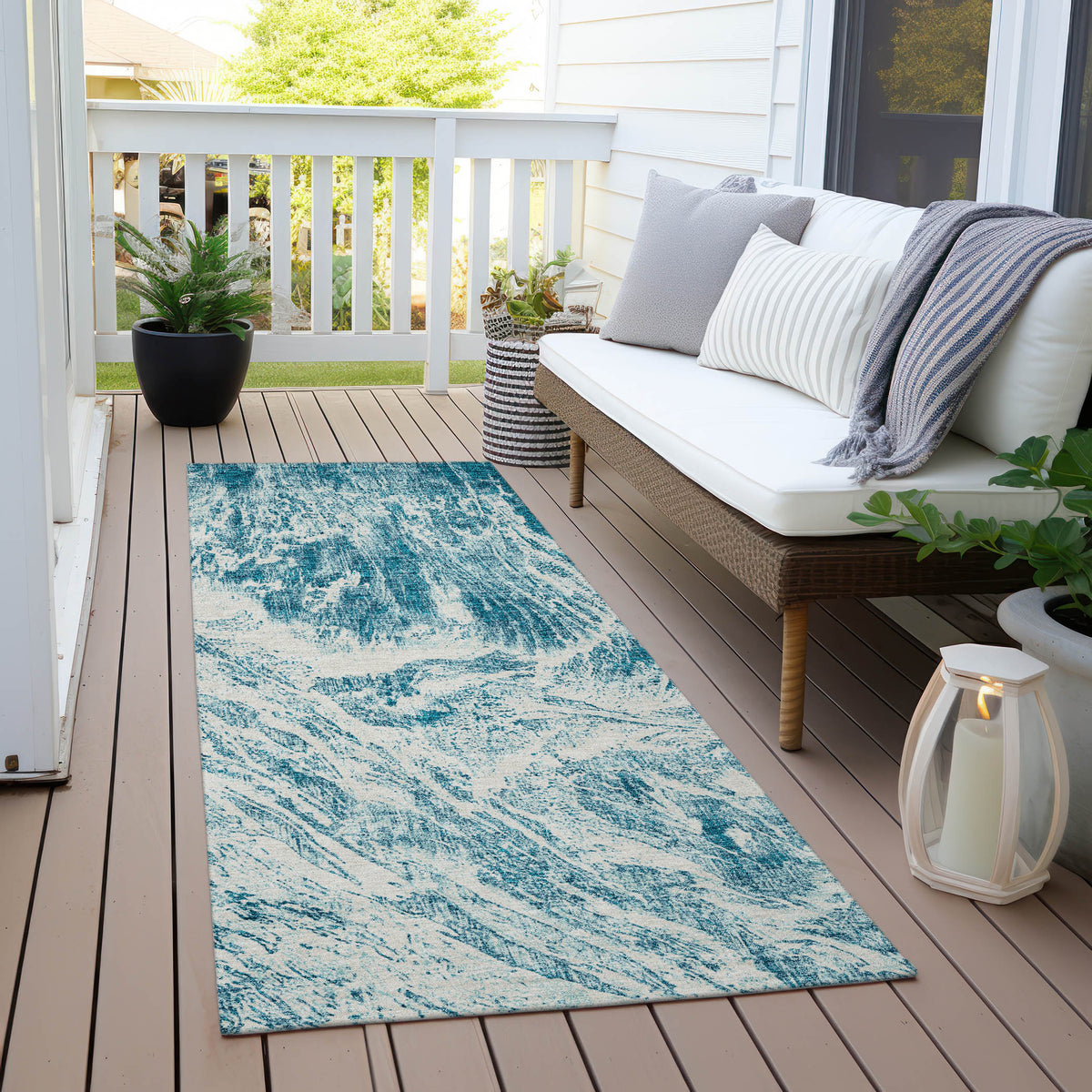 addison chantille acn971 teal rug