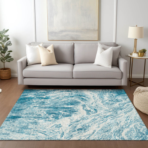 addison chantille acn971 teal rug