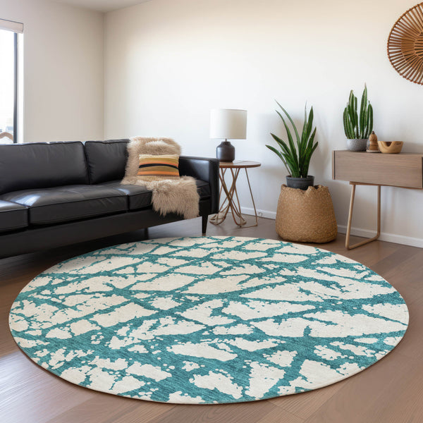 addison chantille acn972 teal rug