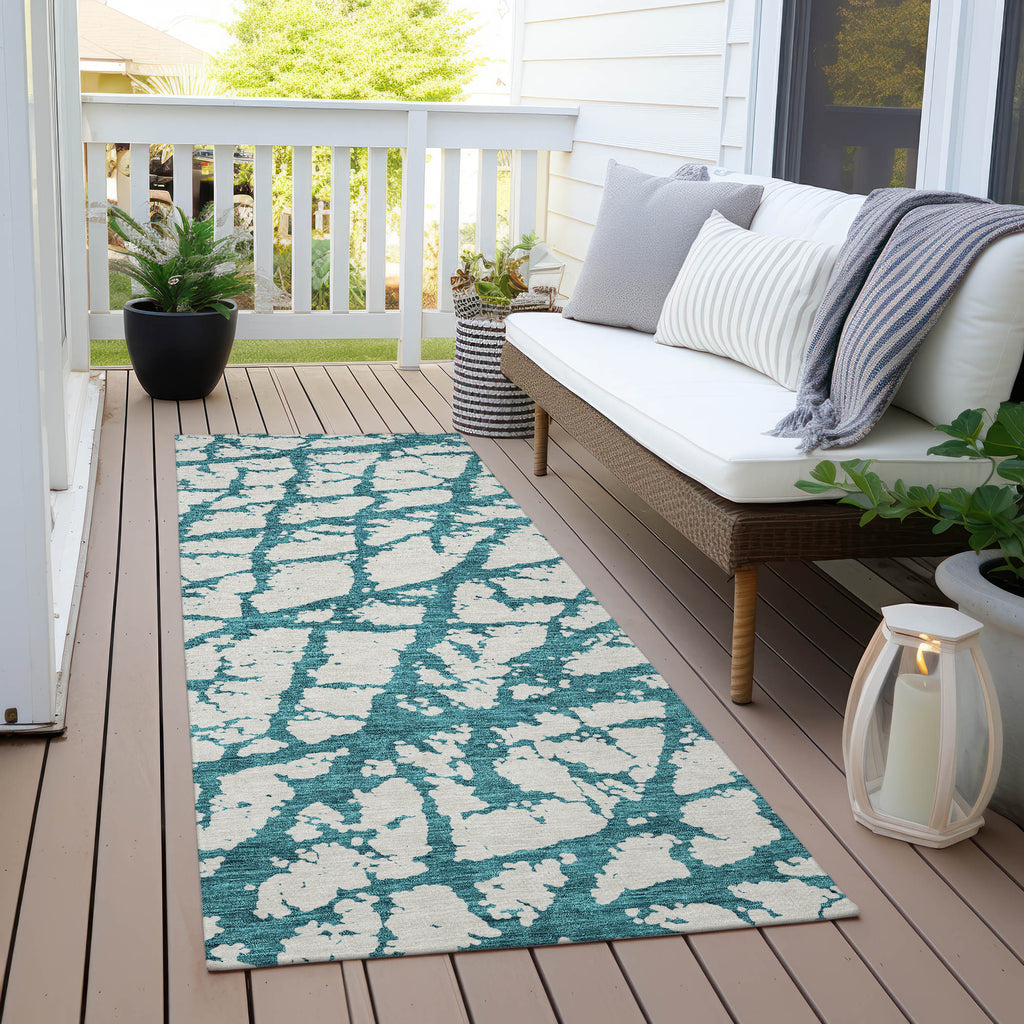 addison chantille acn972 teal rug