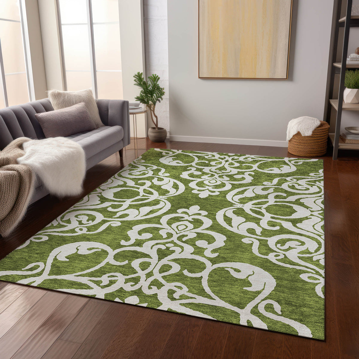 addison chantille acn973 green rug