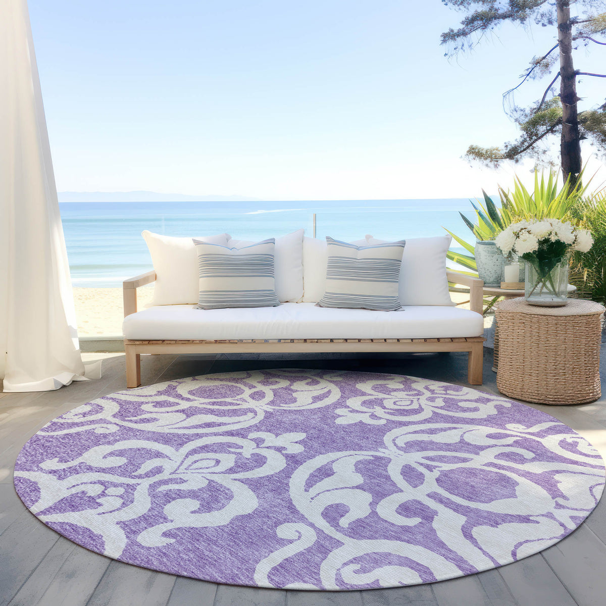 addison chantille acn973 purple rug