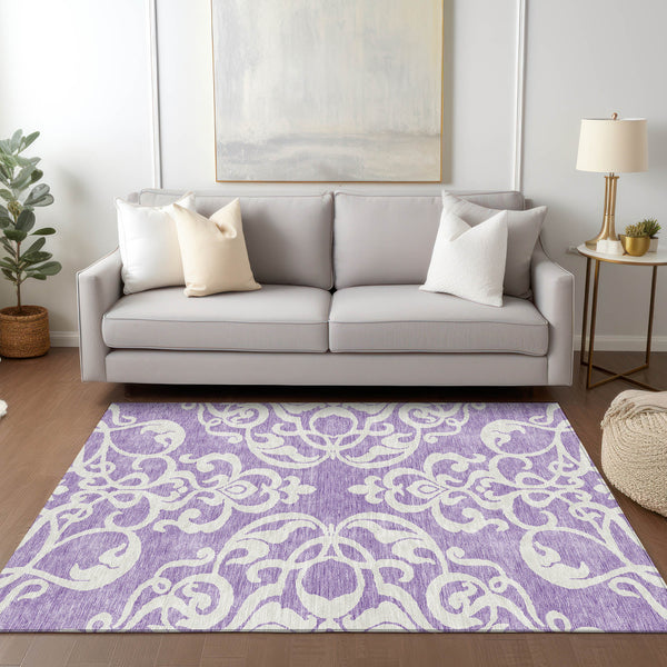 addison chantille acn973 purple rug