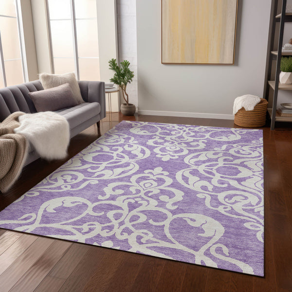 addison chantille acn973 purple rug