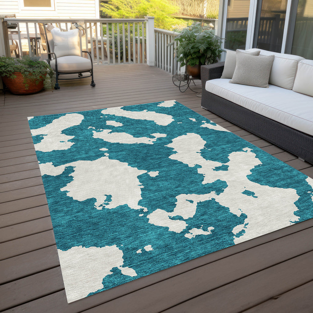 addison chantille acn975 teal rug