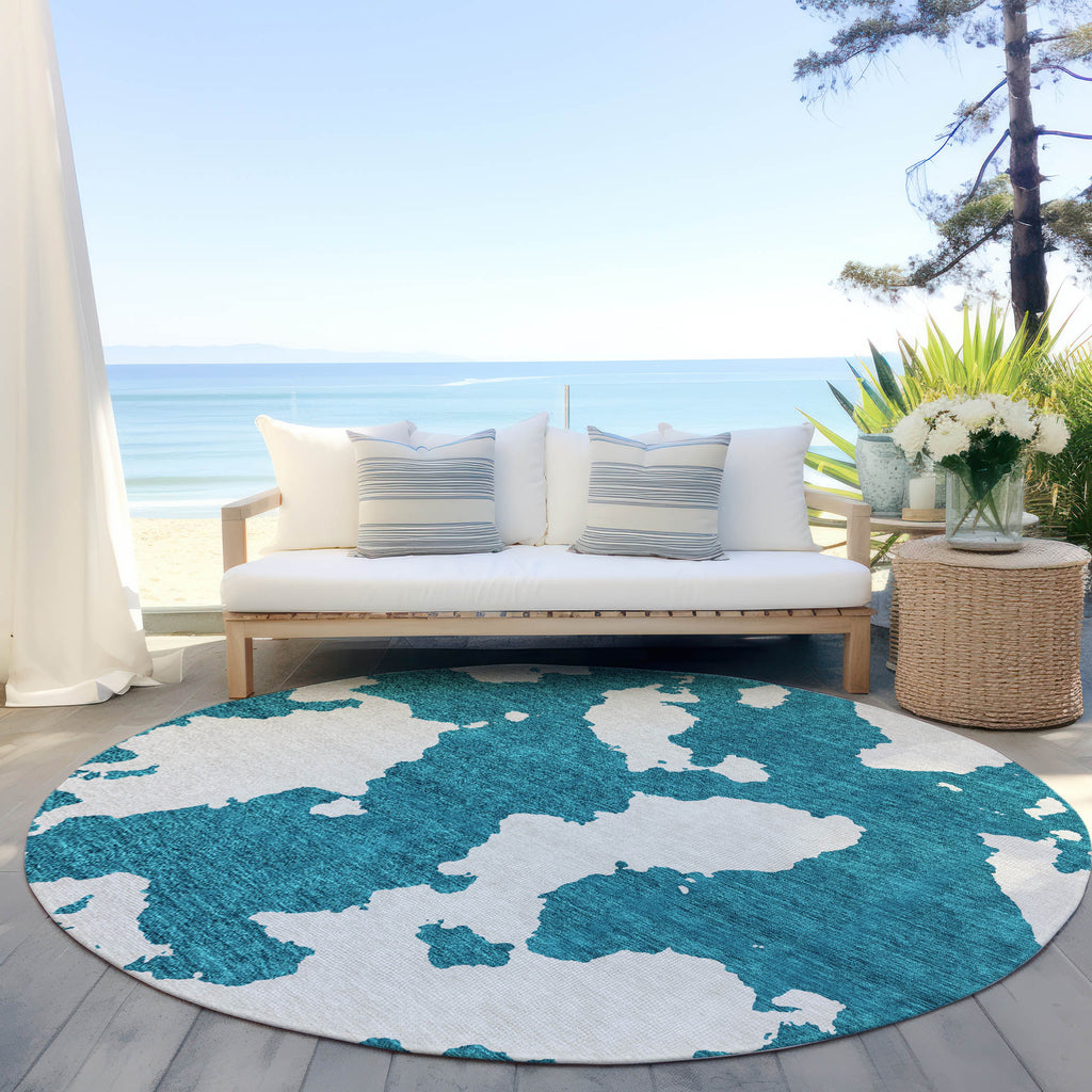 addison chantille acn975 teal rug