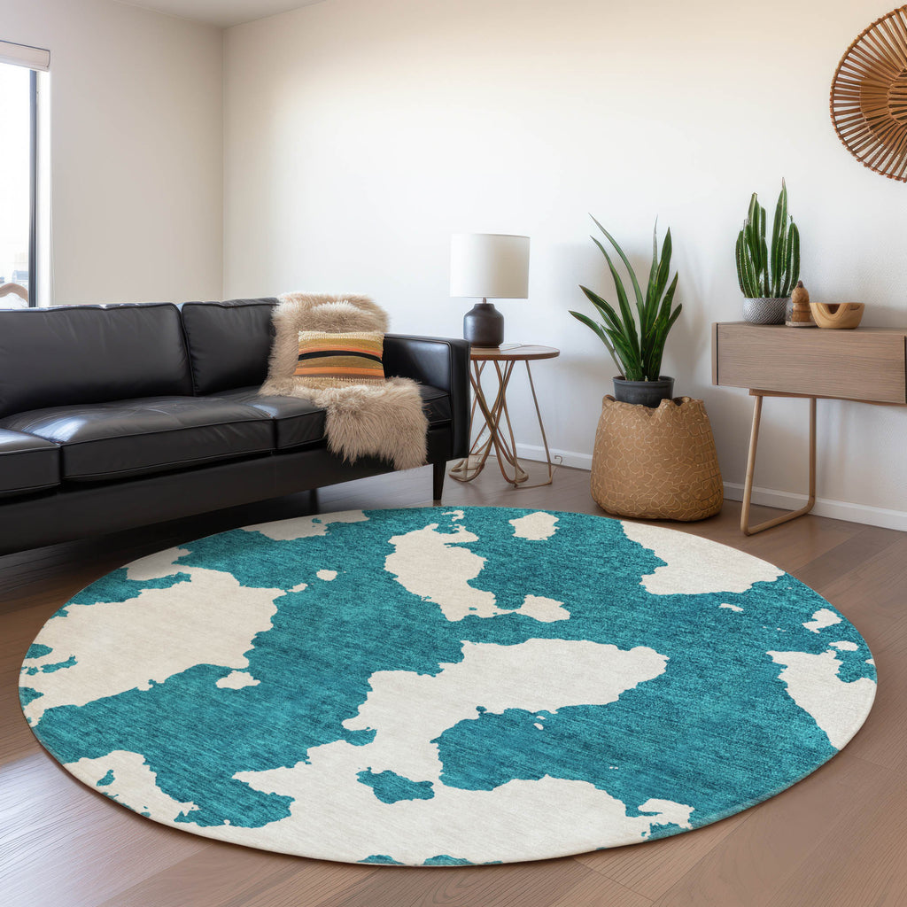 addison chantille acn975 teal rug