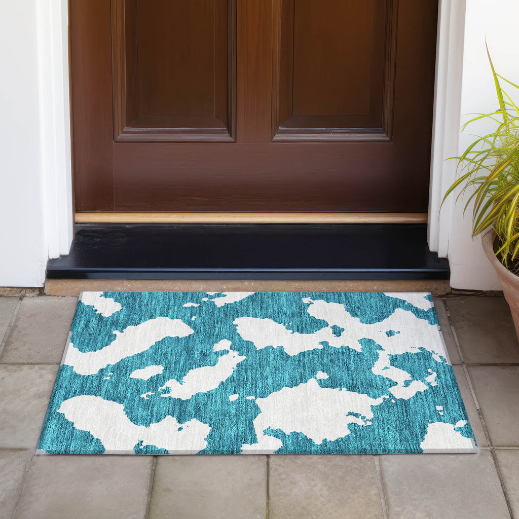 addison chantille acn975 teal rug