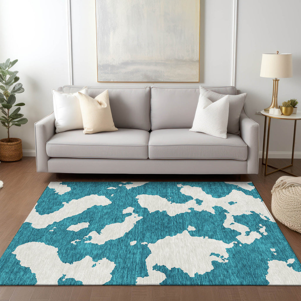 addison chantille acn975 teal rug