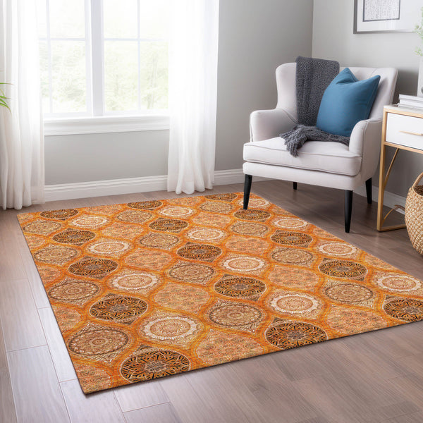 addison chantille acn976 orange rug
