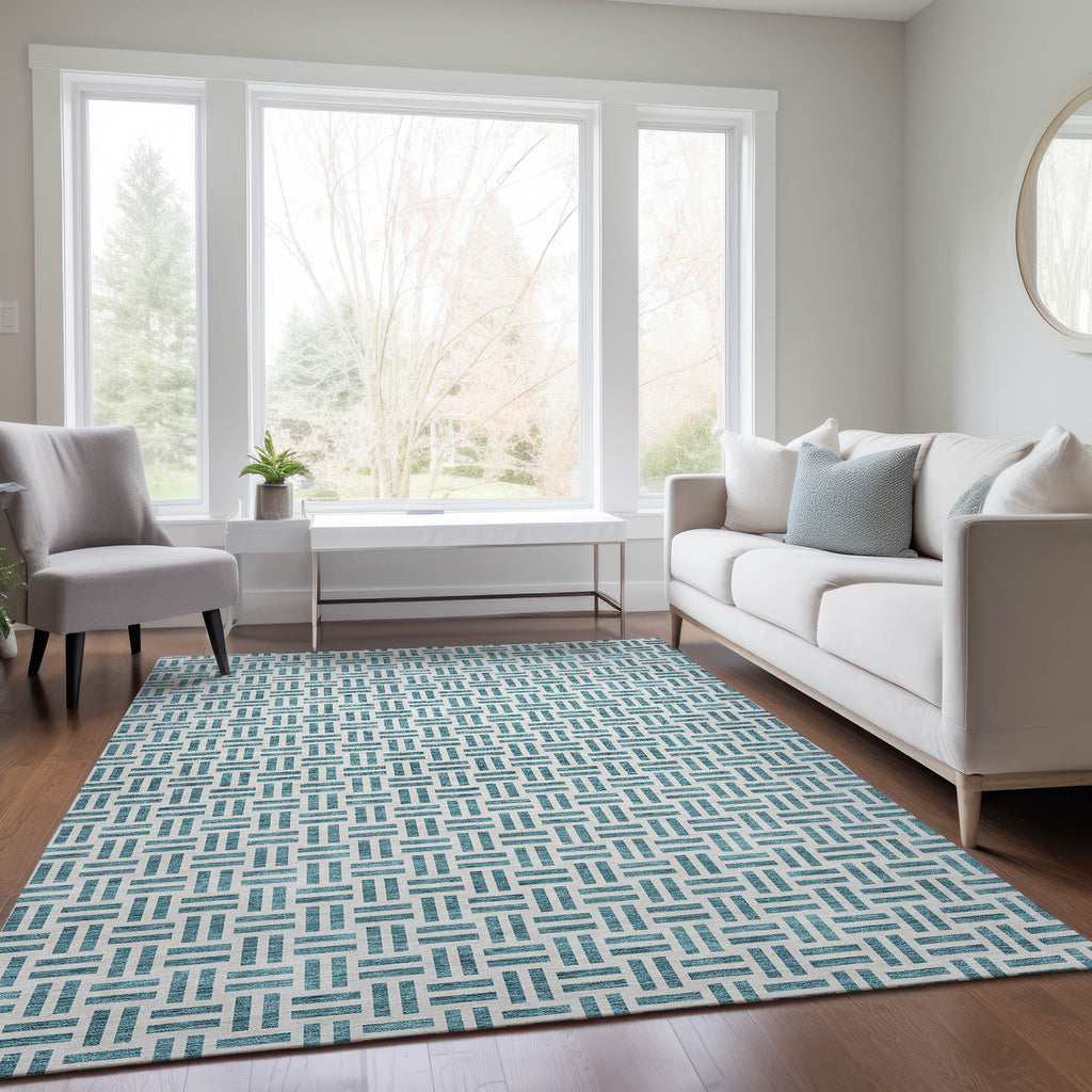 addison chantille acn978 teal rug