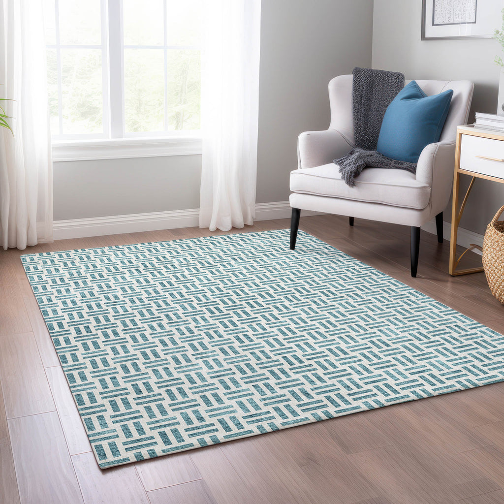 addison chantille acn978 teal rug