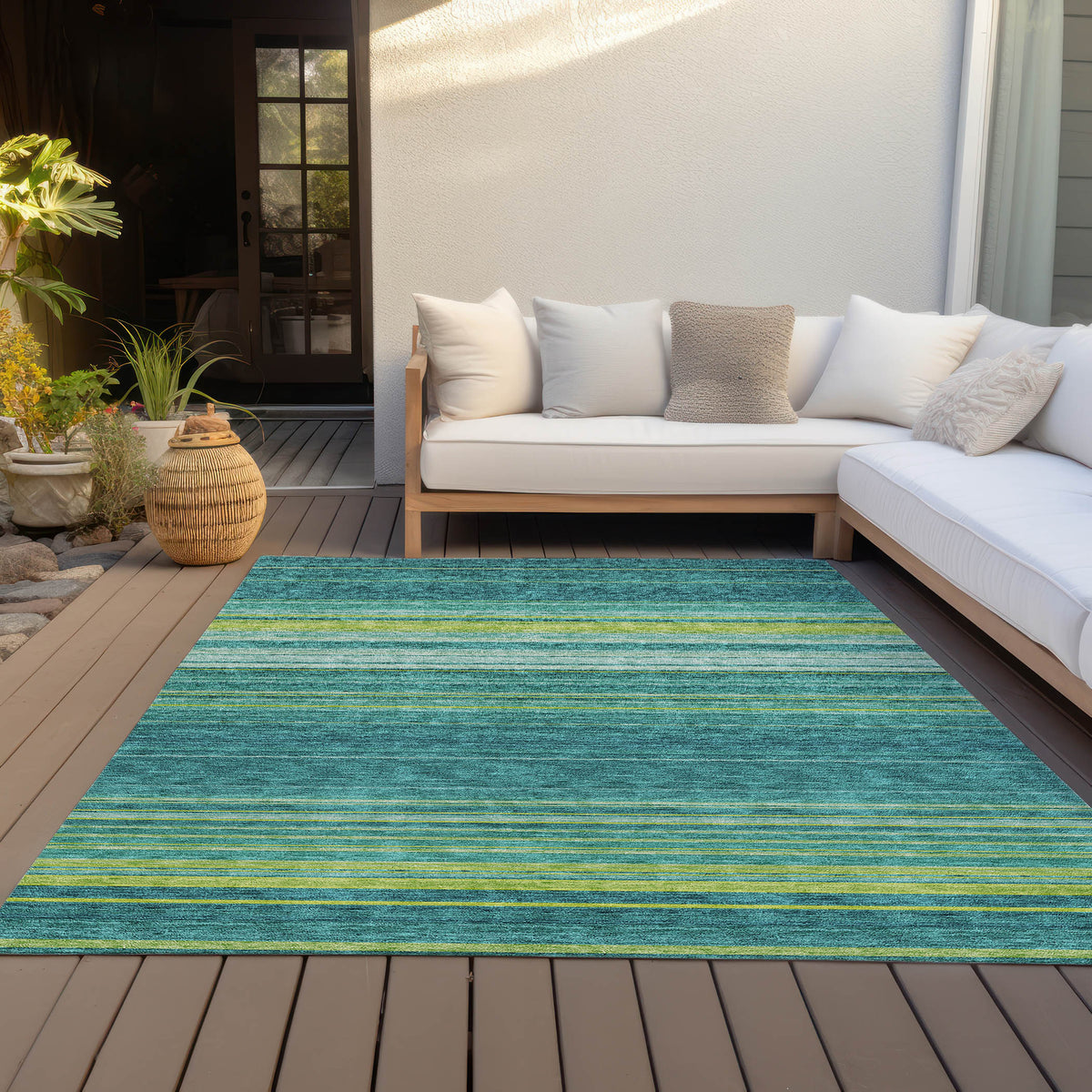 addison chantille acn979 teal rug