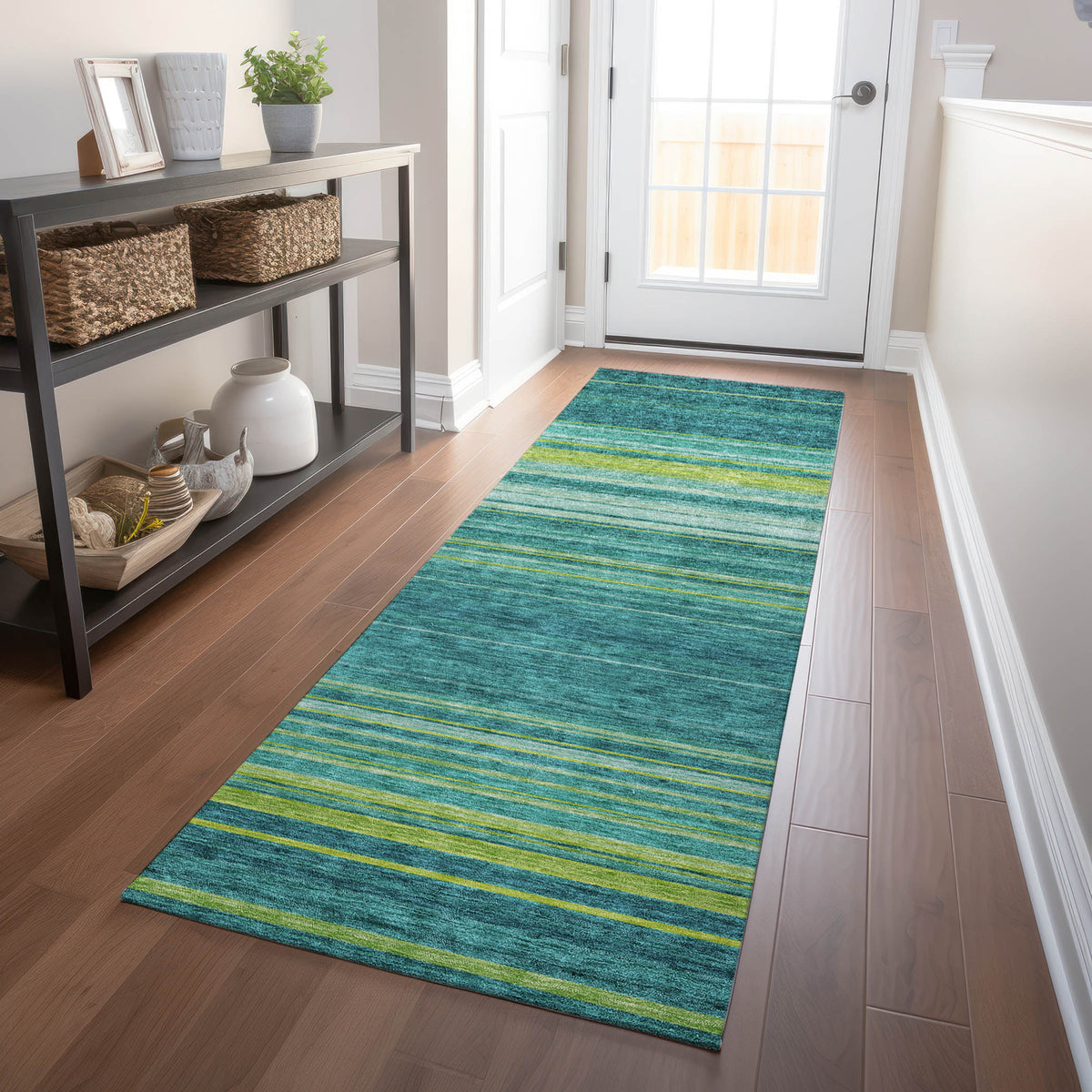 addison chantille acn979 teal rug