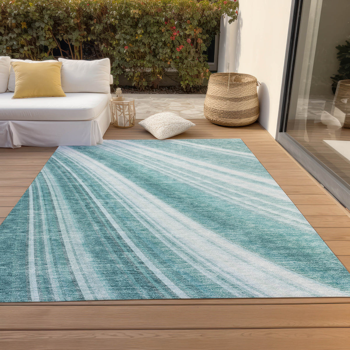 addison chantille acn981 teal rug