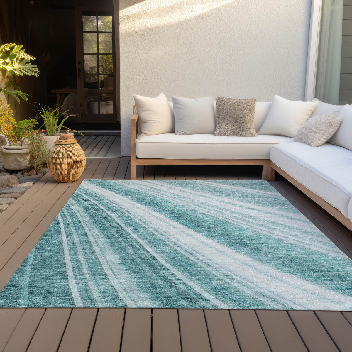 addison chantille acn981 teal rug
