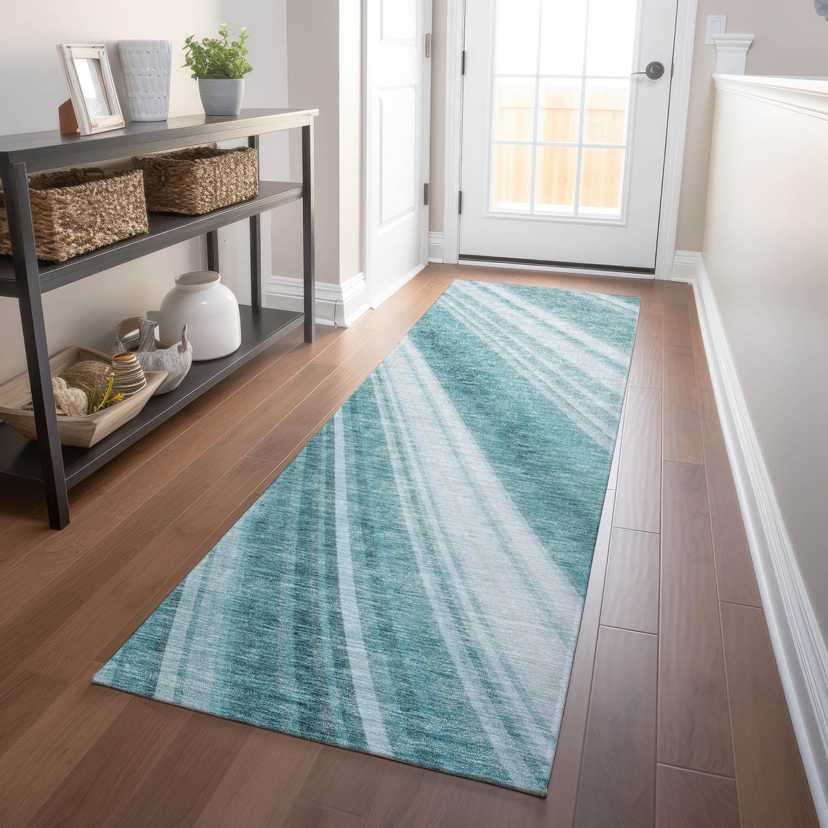 addison chantille acn981 teal rug
