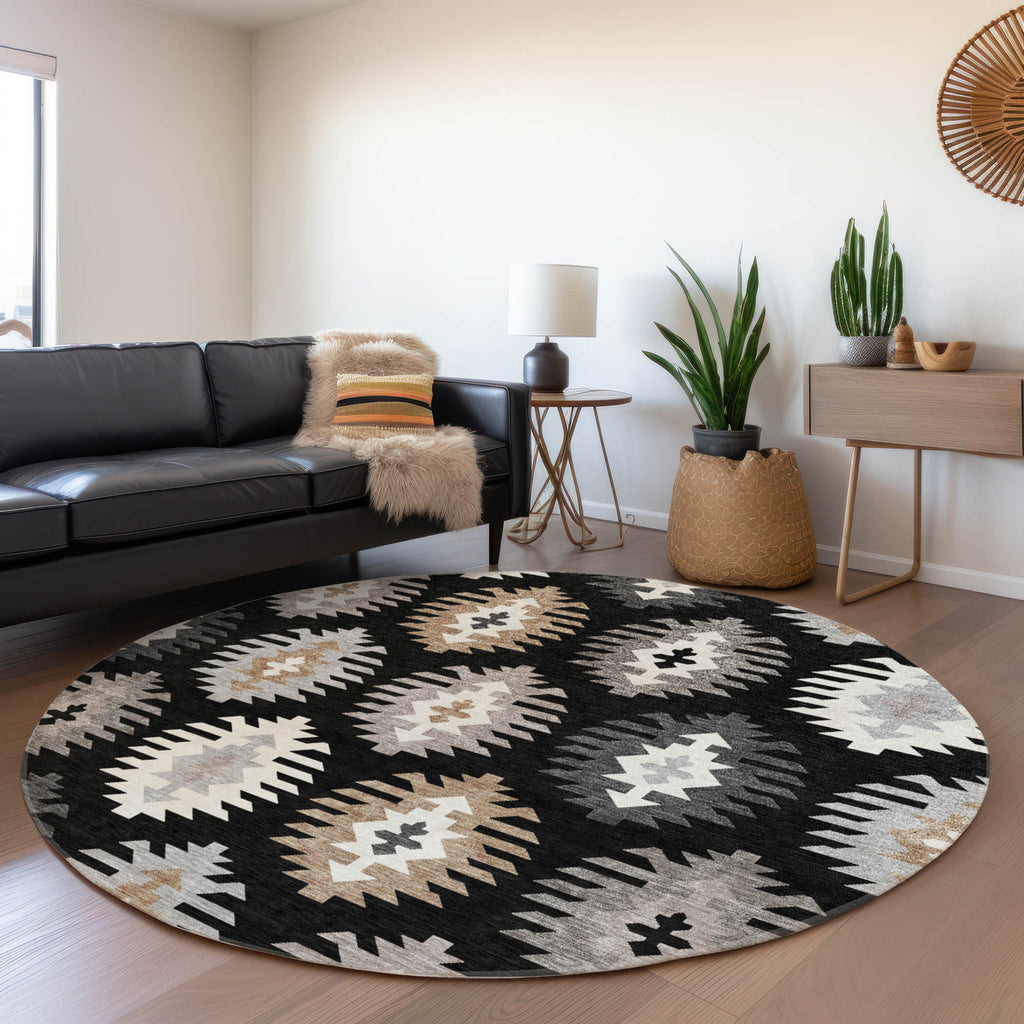 addison chantille acn983 black rug