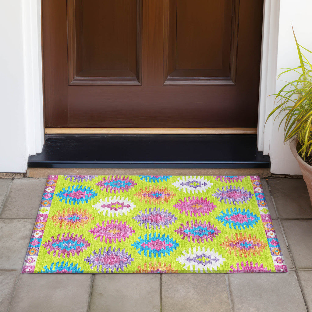 addison chantille acn983 lime rug