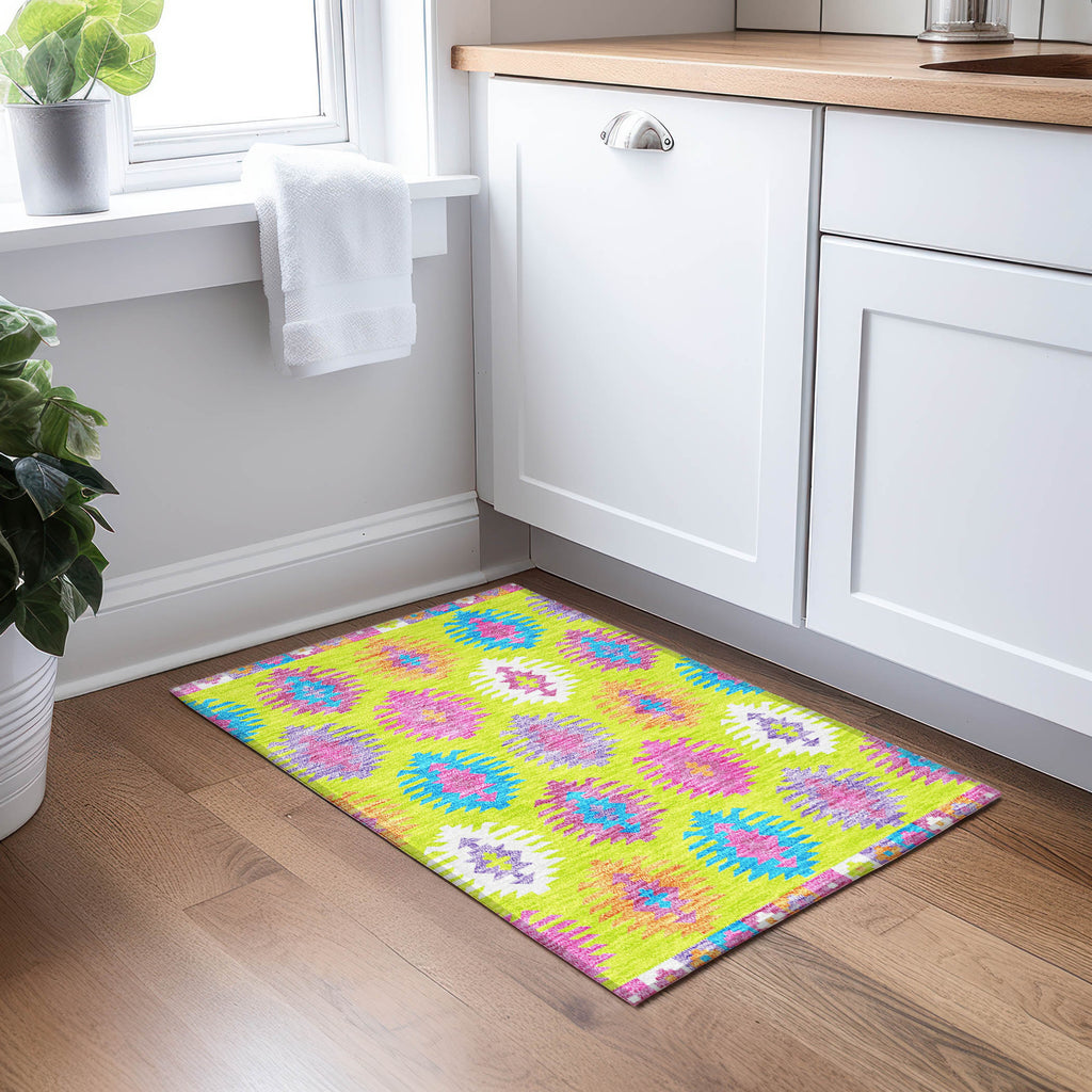 addison chantille acn983 lime rug