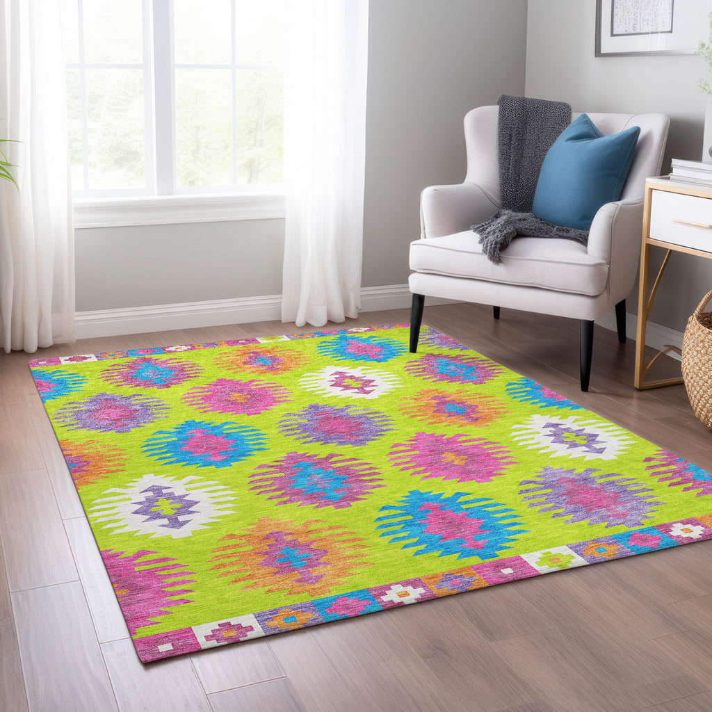 addison chantille acn983 lime rug