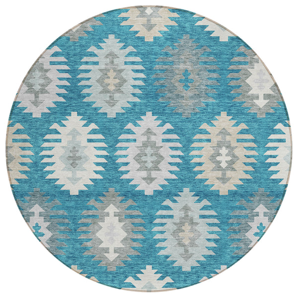 addison chantille acn983 teal rug
