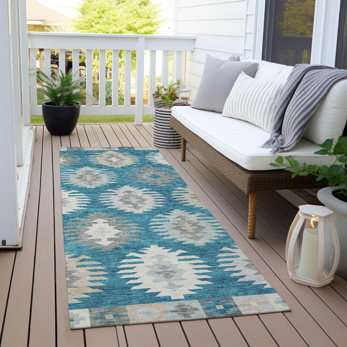 addison chantille acn983 teal rug