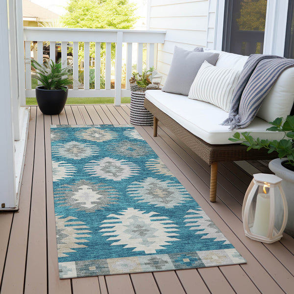 addison chantille acn983 teal rug