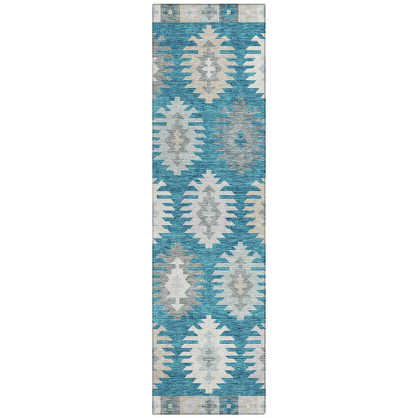 addison chantille acn983 teal rug
