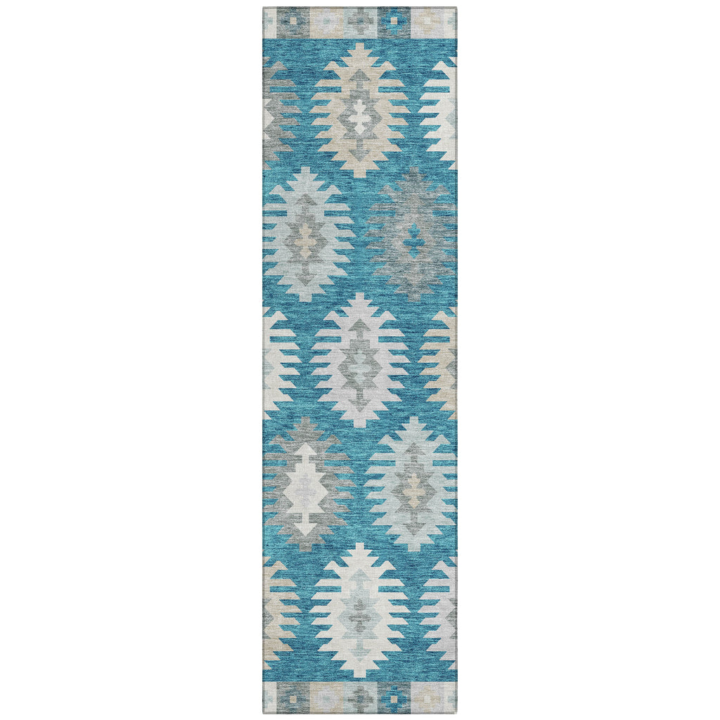 addison chantille acn983 teal rug