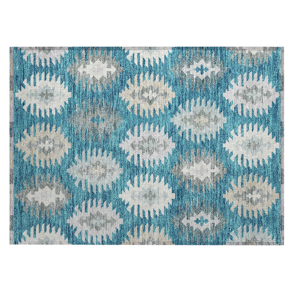 addison chantille acn983 teal rug