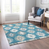addison chantille acn983 teal rug