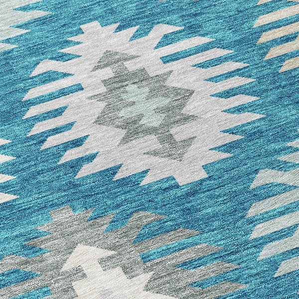addison chantille acn983 teal rug