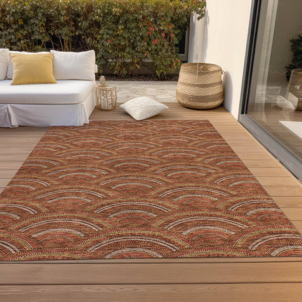 addison chantille acn984 paprika rug