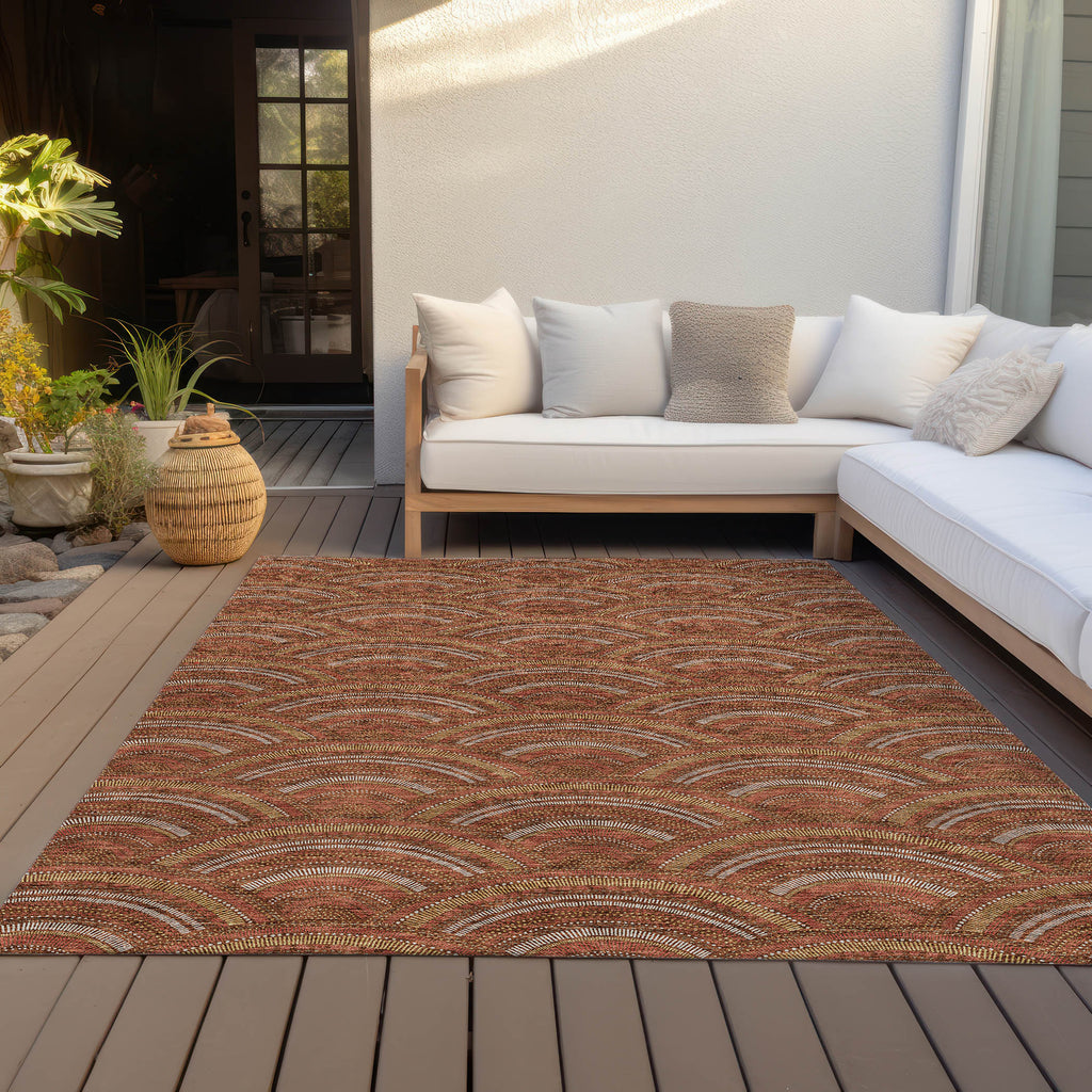 addison chantille acn984 paprika rug