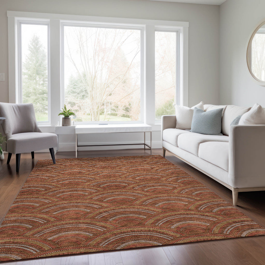 addison chantille acn984 paprika rug