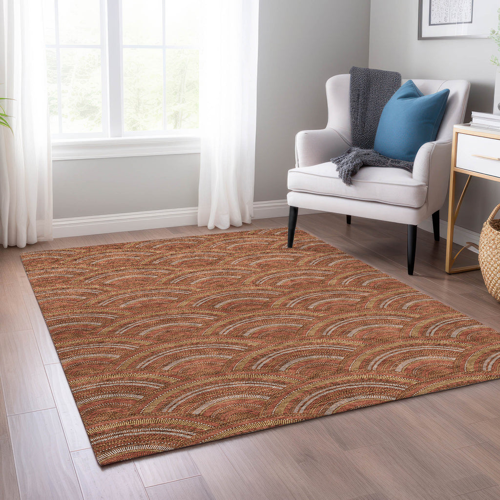 addison chantille acn984 paprika rug