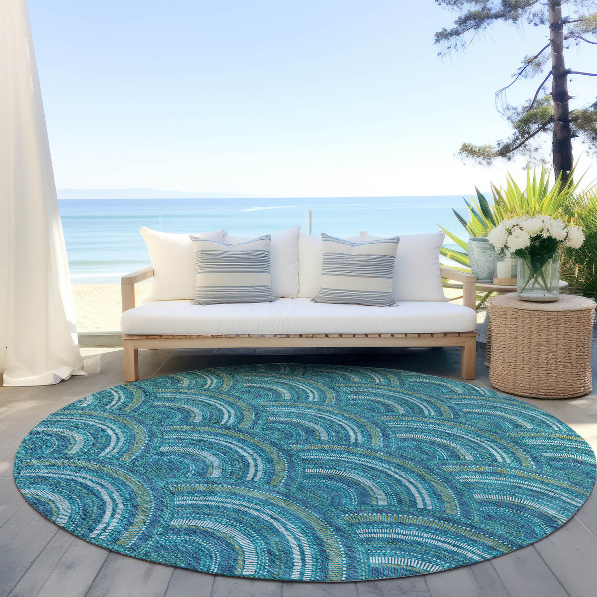 addison chantille acn984 teal rug