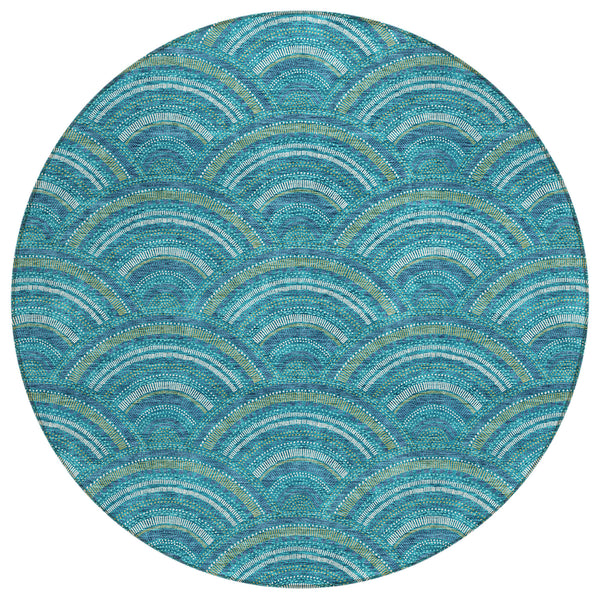 addison chantille acn984 teal rug