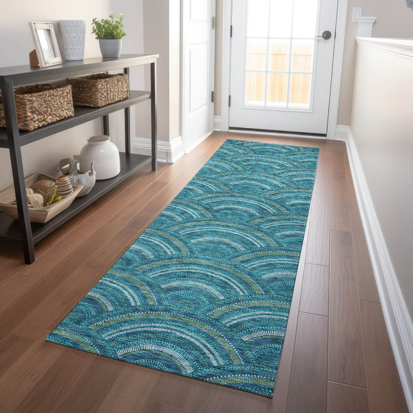 addison chantille acn984 teal rug