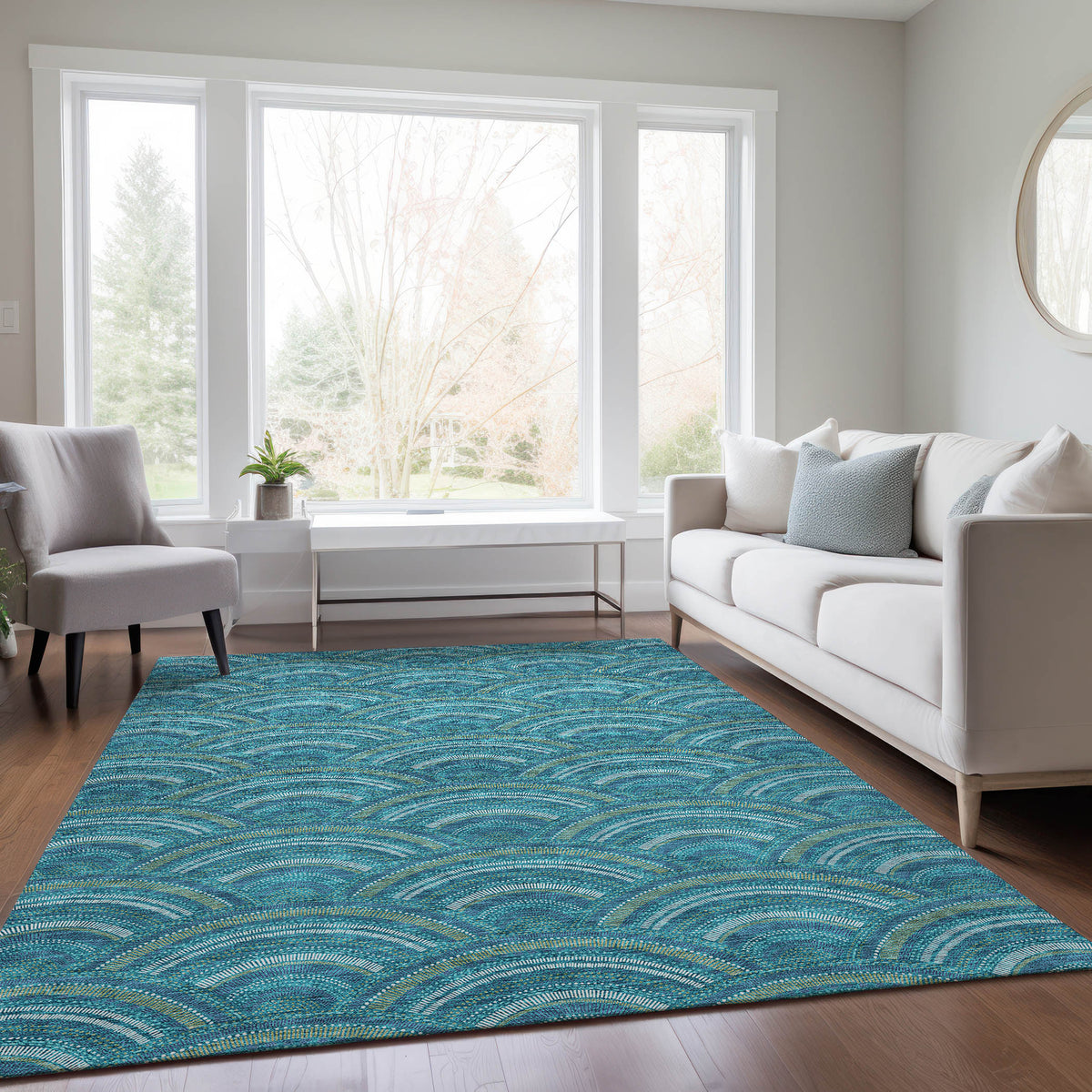 addison chantille acn984 teal rug