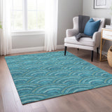 addison chantille acn984 teal rug