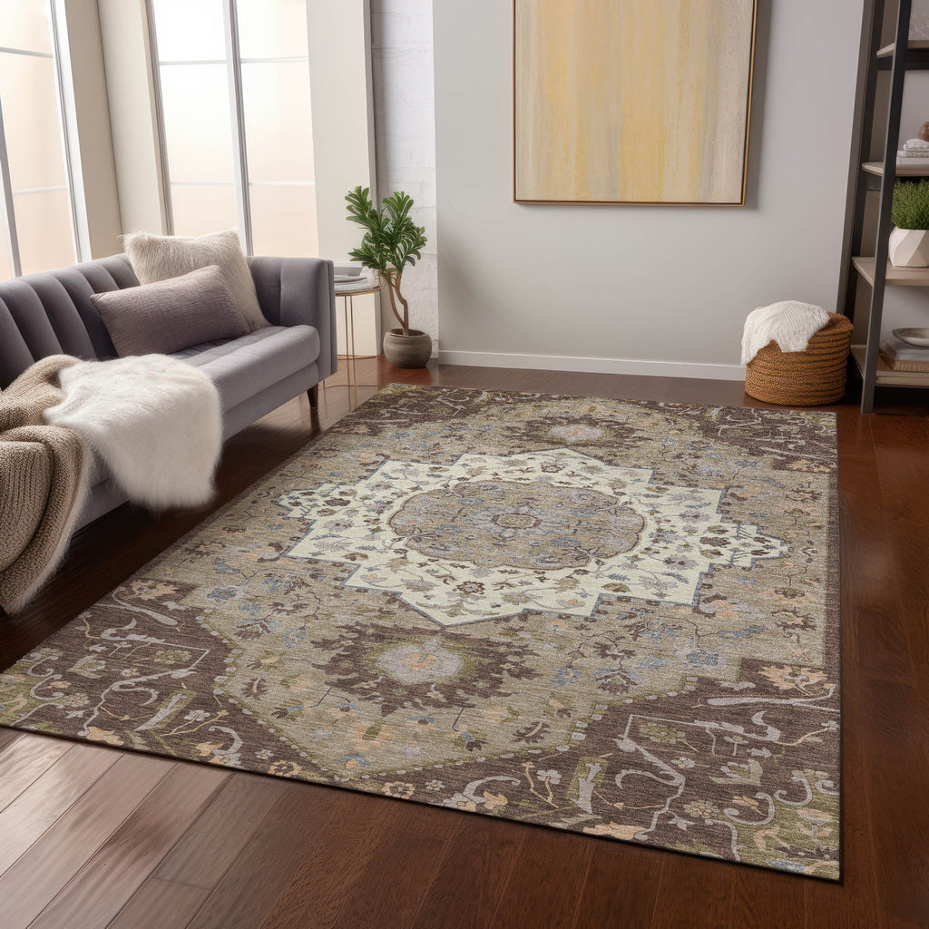 addison chantille acn985 chocolate rug