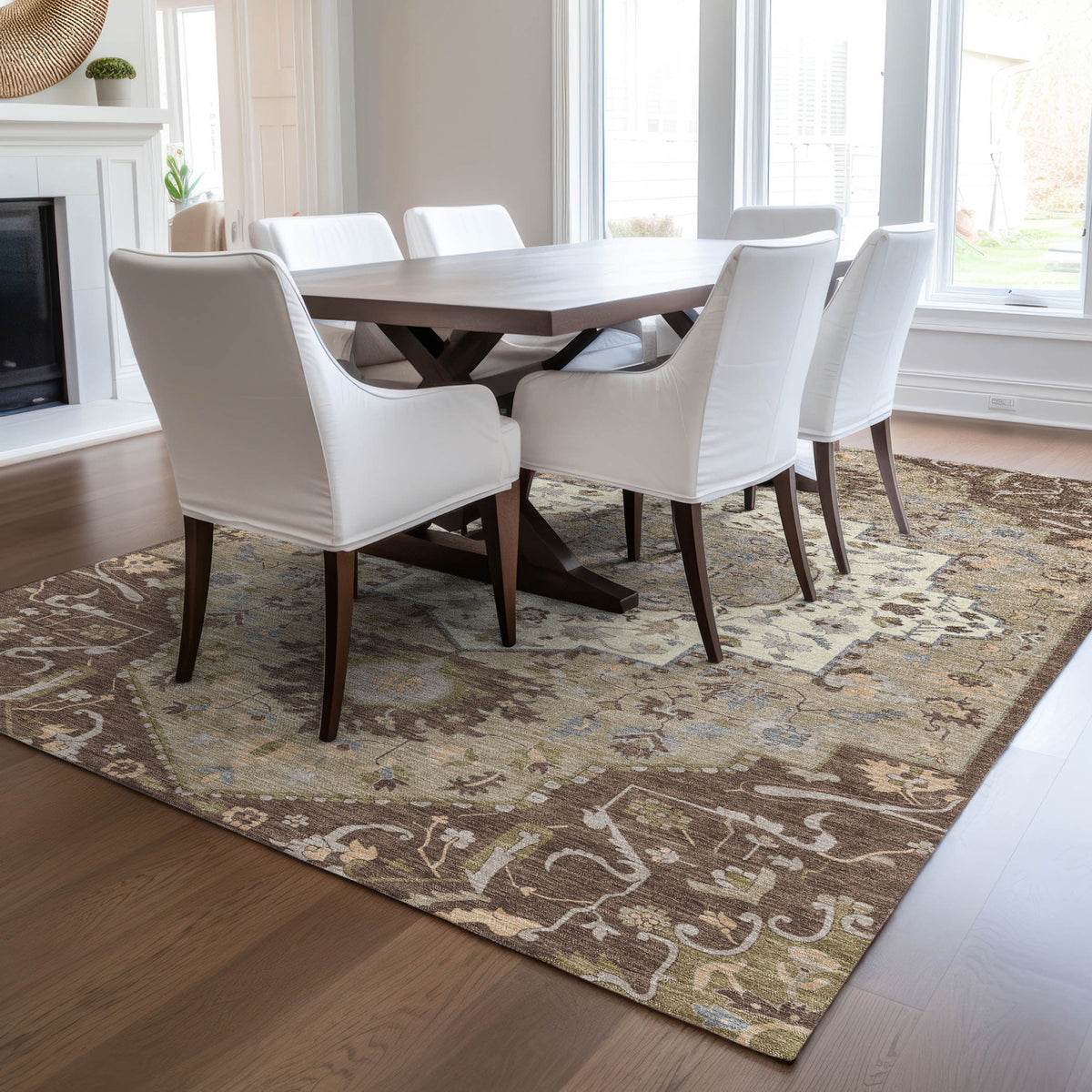 addison chantille acn985 chocolate rug
