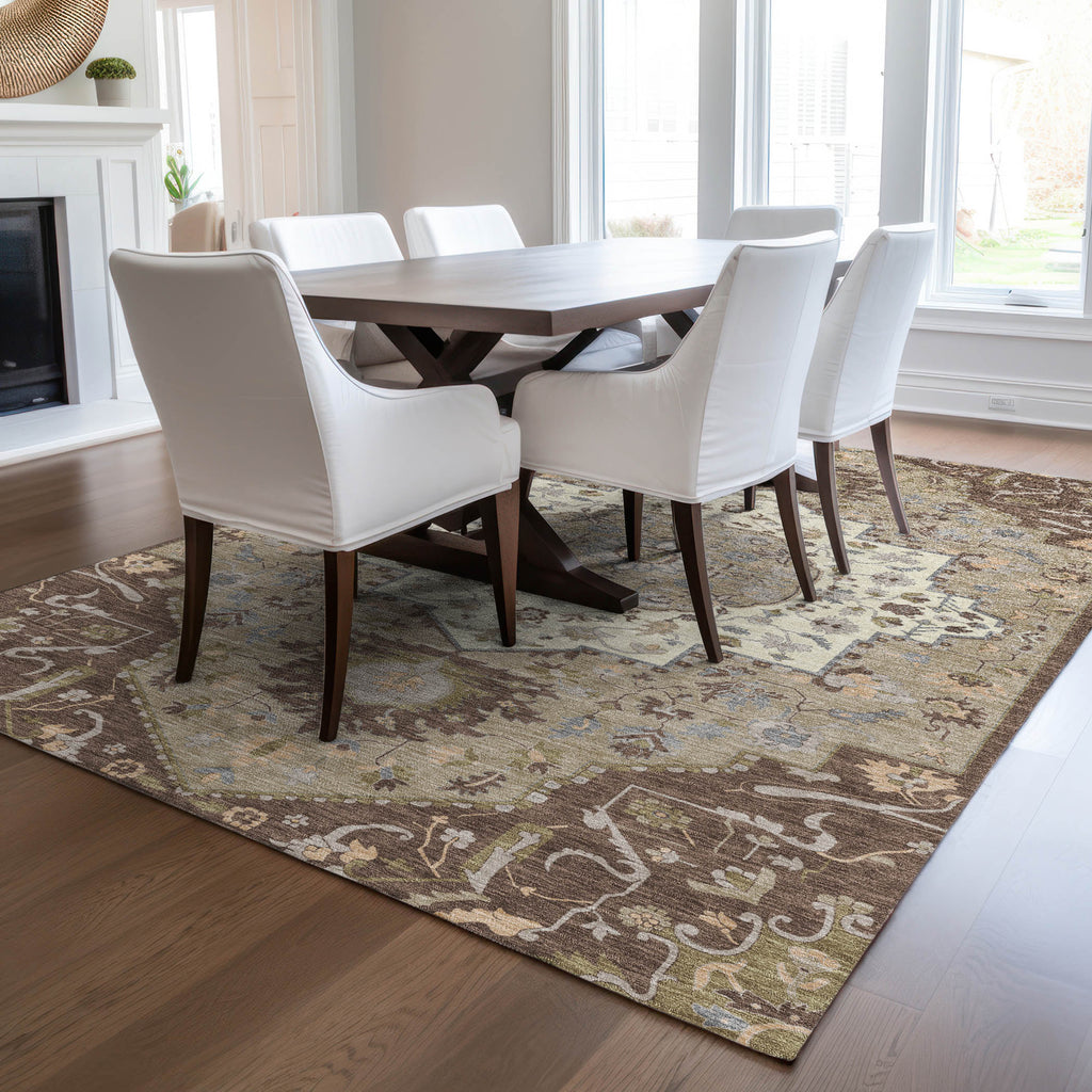 addison chantille acn985 chocolate rug