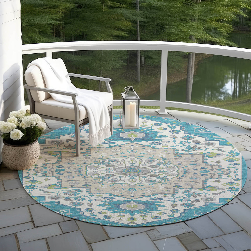 addison chantille acn985 teal rug