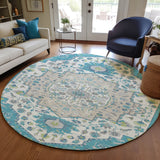 addison chantille acn985 teal rug