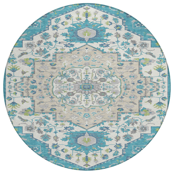addison chantille acn985 teal rug